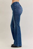 Judy Blue Full Size Mid Rise Bootcut Jeans with Welt Pockets Plus Size - Trendsi - Flyclothing LLC