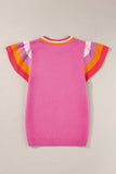 Color Block Round Neck Knit Top - Trendsi - Flyclothing LLC