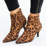 Point Toe Kitten Heels Boots - Trendsi - Flyclothing LLC