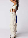 Pocketed Wide Strap Denim Overalls - Trendsi - Flyclothing LLC
