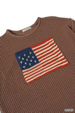 Zenana American Flag Crew Neck Sweater - Trendsi - Flyclothing LLC