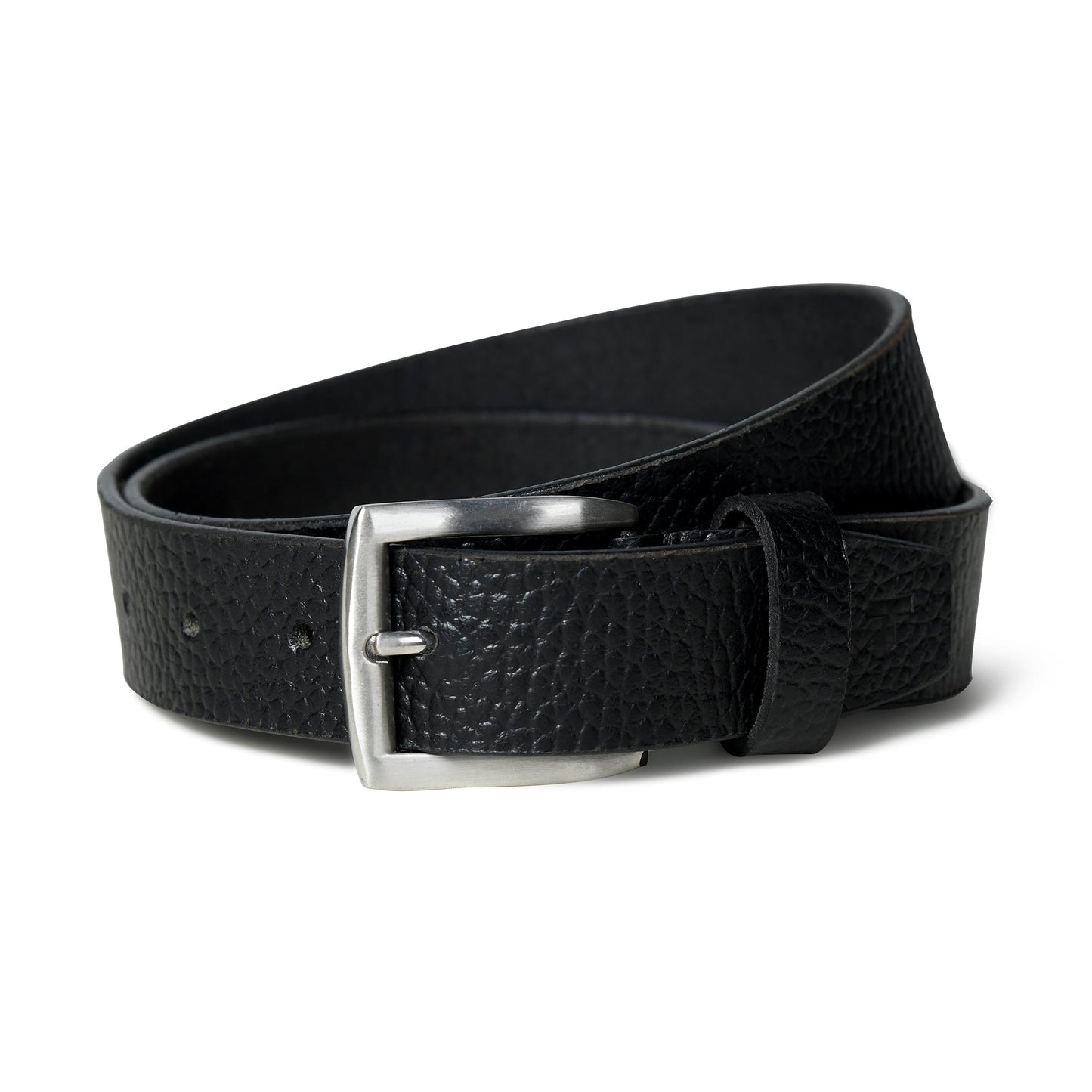 Nexus Black Leather Belt - Classy Leather Bags - Flyclothing LLC