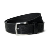 Nexus Black Leather Belt - Classy Leather Bags - Flyclothing LLC