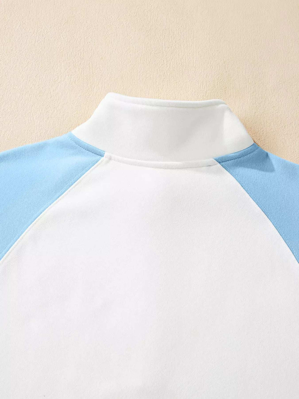 Color Block Snap Buttons Sweatshirt - Trendsi - Flyclothing LLC