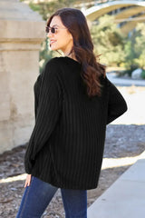 Basic Bae Full Size Ribbed Round Neck Long Sleeve Knit Top - ShopBasicbae - Flyclothing LLC
