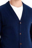 Men's Button Down V-Neck Cardigan - Trendsi - Flyclothing LLC