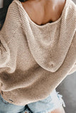 Distressed Zip Up Drawstring Hooded Cardigan - Trendsi