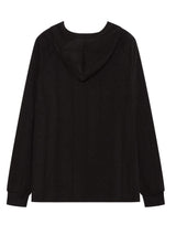 Full Size Drawstring Long Sleeve Hoodie - Trendsi - Flyclothing LLC