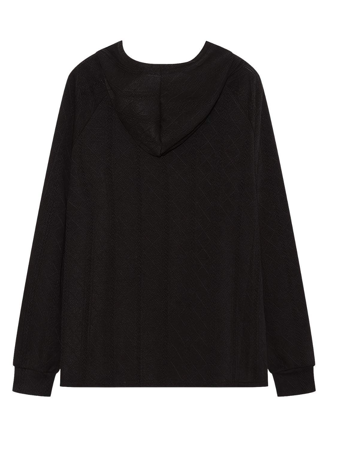 Full Size Drawstring Long Sleeve Hoodie - Trendsi - Flyclothing LLC