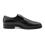 59-503-BLK ROMAN Peccary Monk Strap, Black - Zelli Italia - Flyclothing LLC