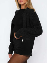 Zip Up Long Sleeve Cardigan - Trendsi - Flyclothing LLC
