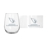 Arizona Cardinals 16oz Frost Curved Beverage Glass