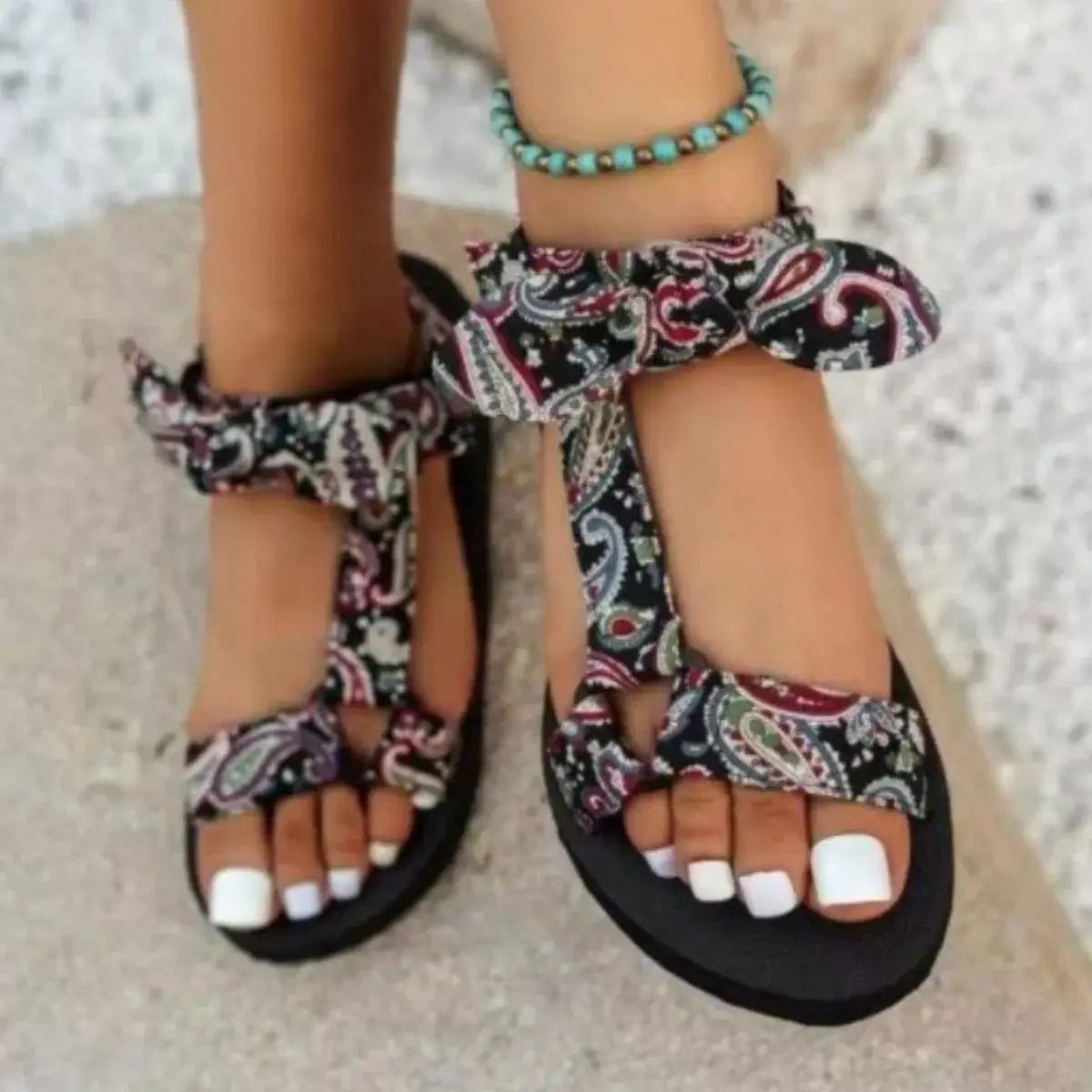 Open Toe Platform Sandals - Trendsi - Flyclothing LLC
