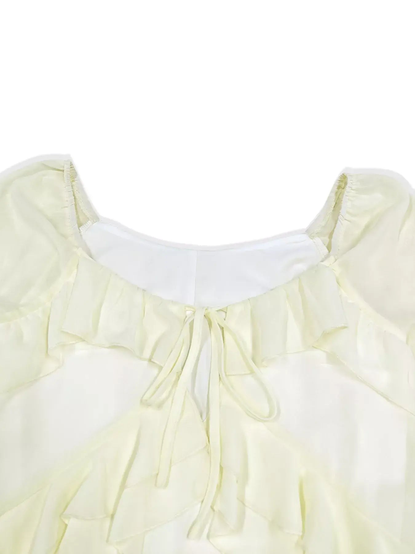 Ruffle Trimmed Long Sleeve Mini Dress - Trendsi - Flyclothing LLC