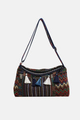 Tassel Adjustable Strap Shoulder Bag - Trendsi - Flyclothing LLC