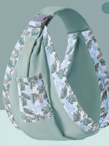 Ergonomic Leaf Print Adjustable Baby Sling - Trendsi - Flyclothing LLC