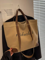 Casual Canvas Handbag - Trendsi - Flyclothing LLC
