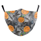 Digital Printing Halloween Skull Pumpkin Creative Design Double-layer Dustproof Mask - My Store - Flyclothing LLC
