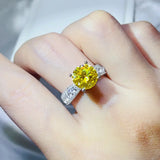 3 Carat Moissanite 925 Sterling Silver Ring - Trendsi - Flyclothing LLC