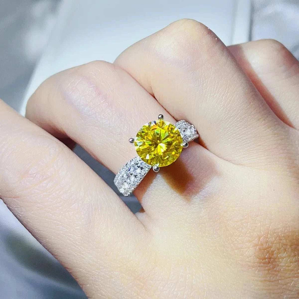 3 Carat Moissanite 925 Sterling Silver Ring - Trendsi - Flyclothing LLC