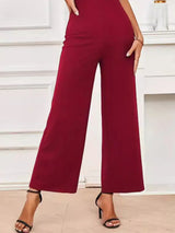 V-Neck Flutter Sleeve Jumpsuit - Trendsi - Flyclothing LLC