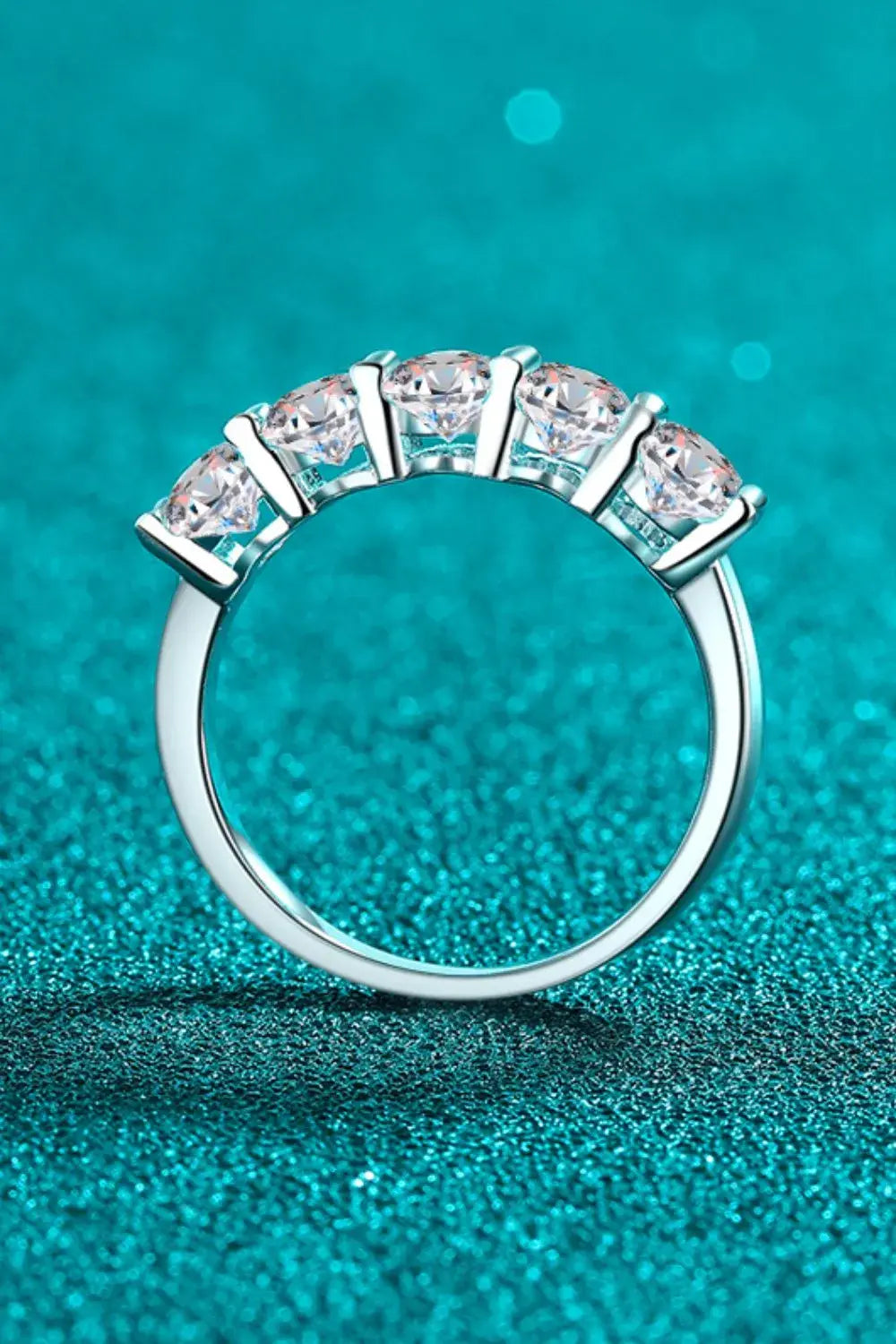 2.5 Carat Moissanite 925 Sterling Silver Ring - Trendsi - Flyclothing LLC