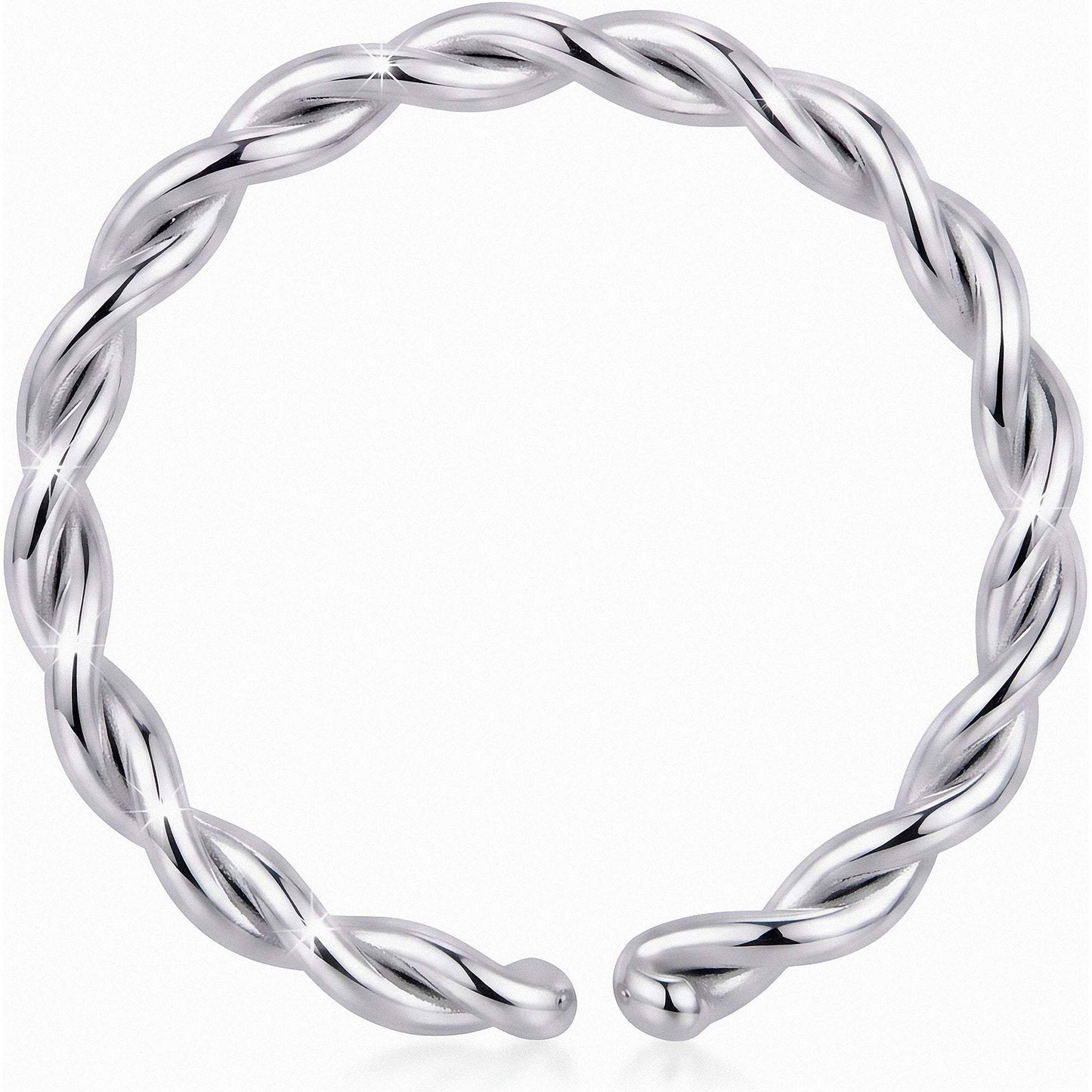 18G 5/16 Annealed Steel Seamless Braided Circular Ring - BodyCandy - Flyclothing LLC