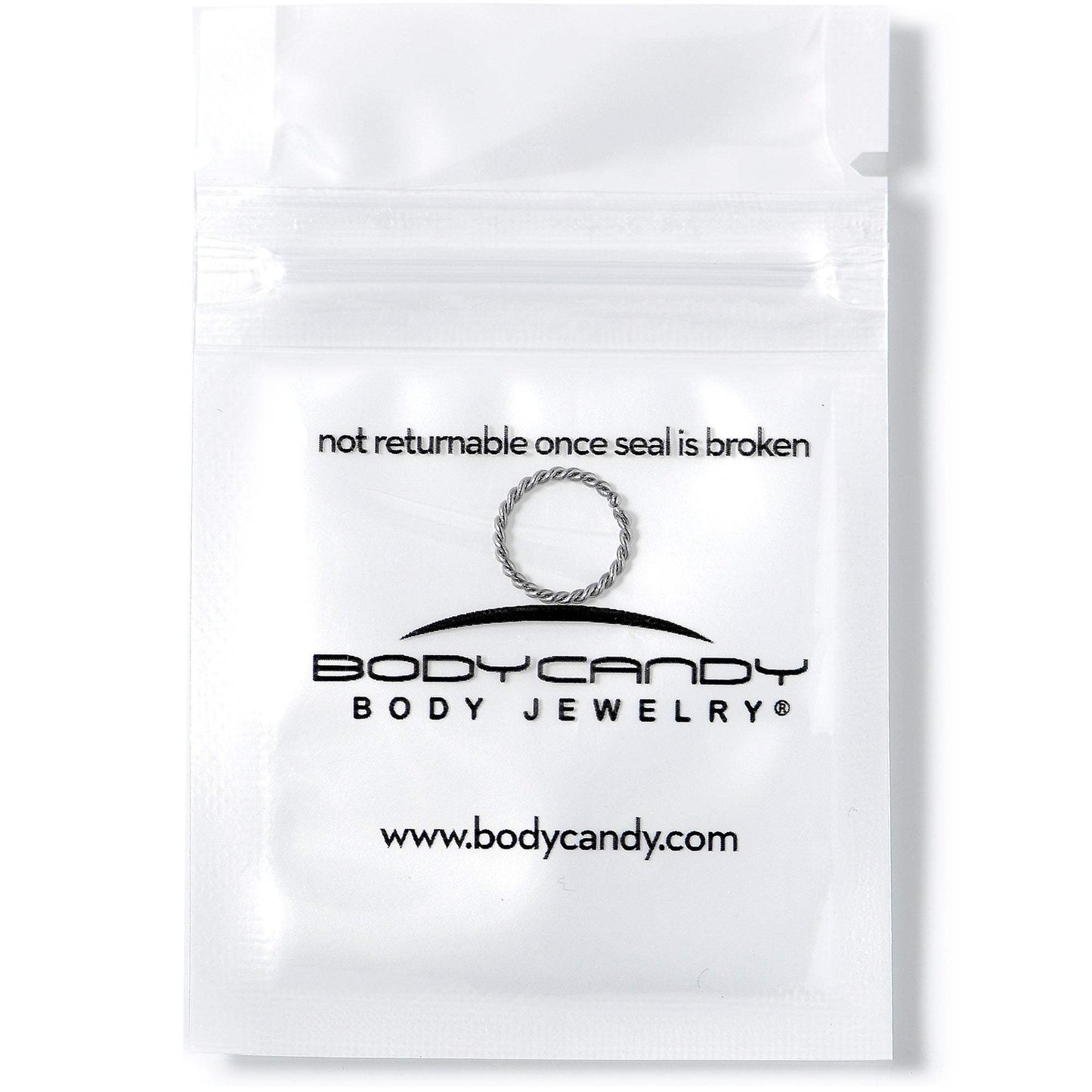 18G 5/16 Annealed Steel Seamless Braided Circular Ring - BodyCandy - Flyclothing LLC