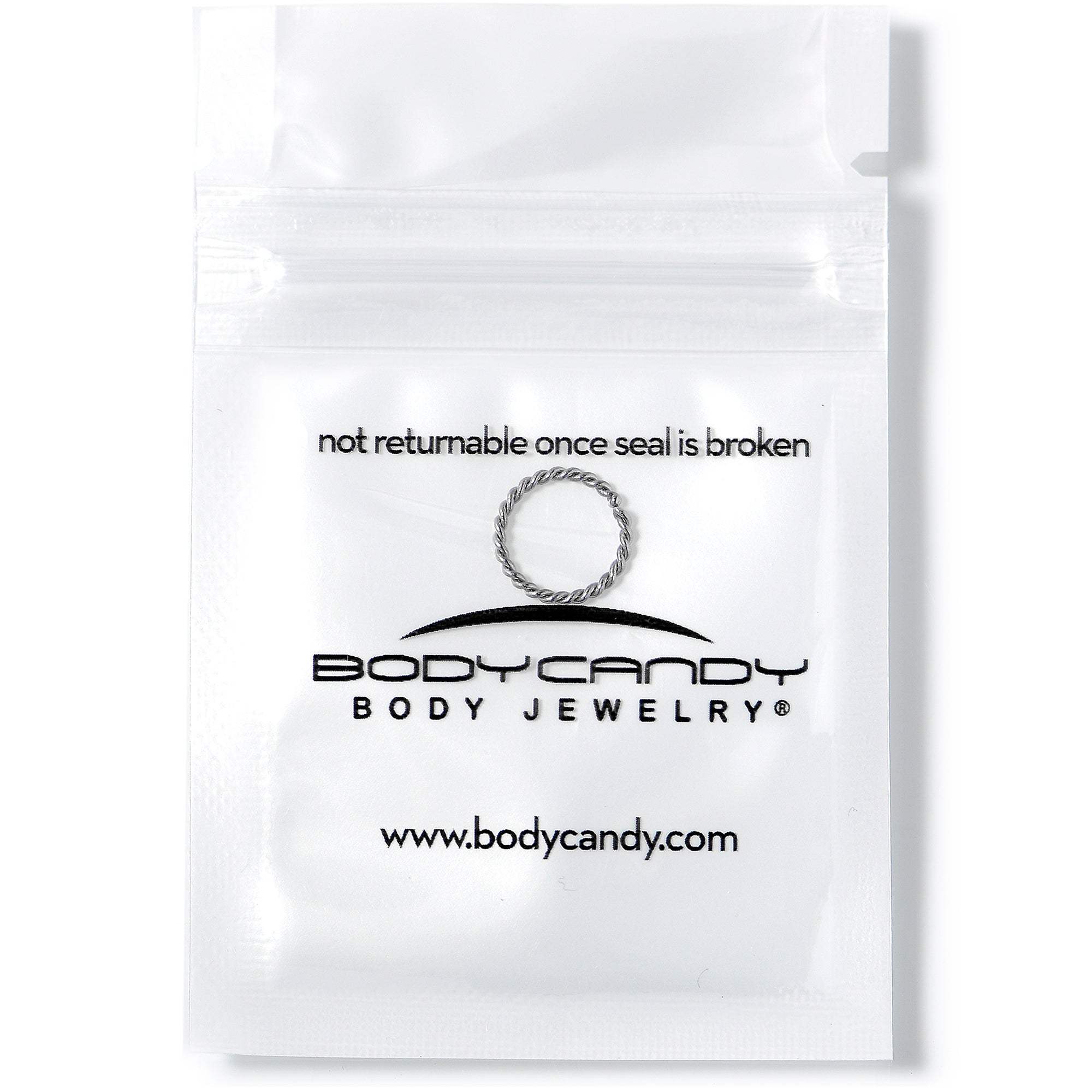18G 5/16 Annealed Steel Seamless Braided Circular Ring - BodyCandy - Flyclothing LLC