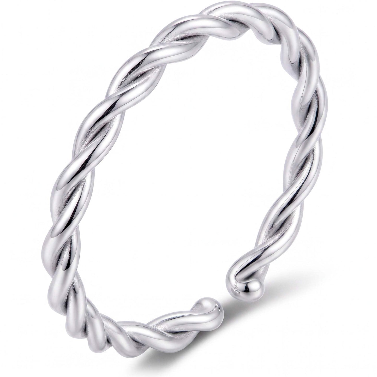 18G 5/16 Annealed Steel Seamless Braided Circular Ring - BodyCandy - Flyclothing LLC
