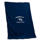 Wisconsin - Stout Screened Sweatshirt Blanket - Logo Brands - Flyclothing LLC