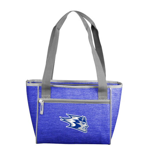 Wisconsin - Stout Crosshatch 16 Can Cooler Tote - Logo Brands - Flyclothing LLC