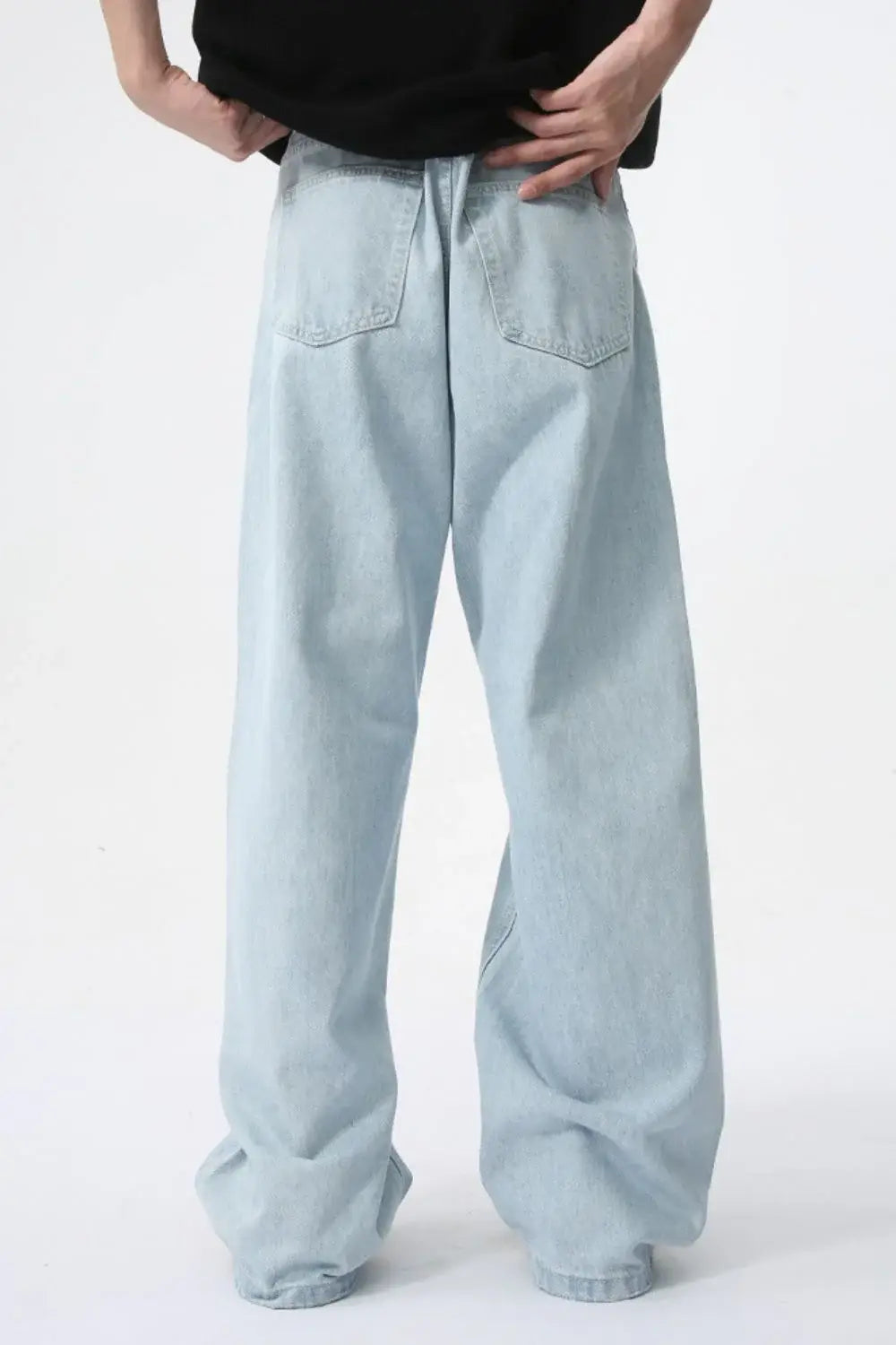 Wide Leg Jeans with Pockets - Trendsi - Flyclothing LLC