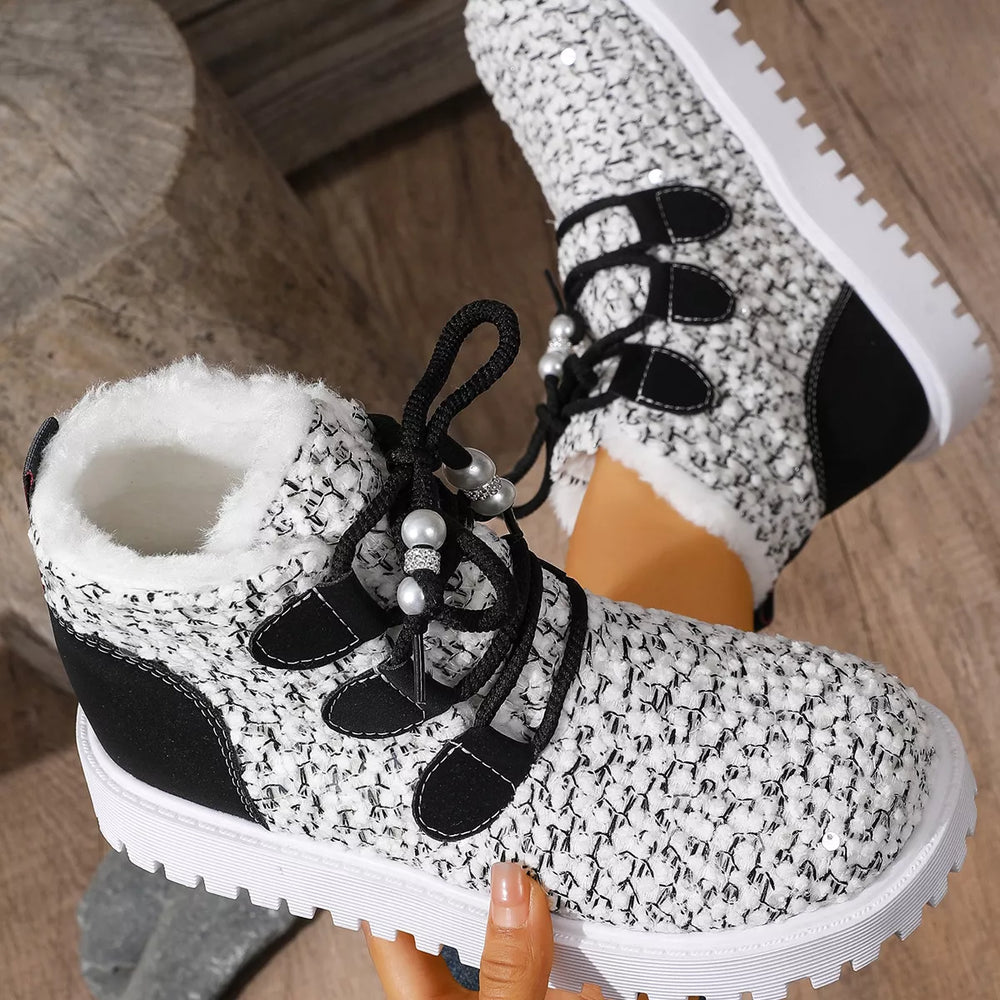 Lace Up Ankle Boots - Trendsi - Flyclothing LLC