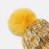 Thermal Knit Hat with Pompom - Trendsi - Flyclothing LLC