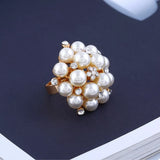 Pearl Cluster Ring - Trendsi - Flyclothing LLC