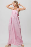 BiBi Lace Edge Detail Wide Leg Overall - Trendsi