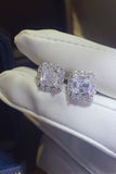 2 Carat Moissanite 925 Sterling Silver Stud Earrings - Trendsi