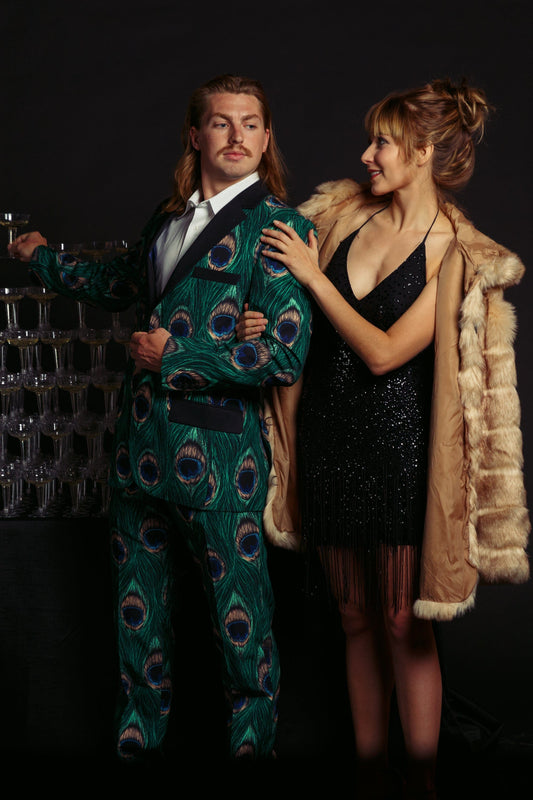 The Peacock Player | New Years Eve Party Suit - Shinesty