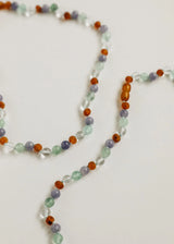 Baltic Sea Amber + Natural Gemstone || Beaded Necklace - CanyonLeaf - Flyclothing LLC