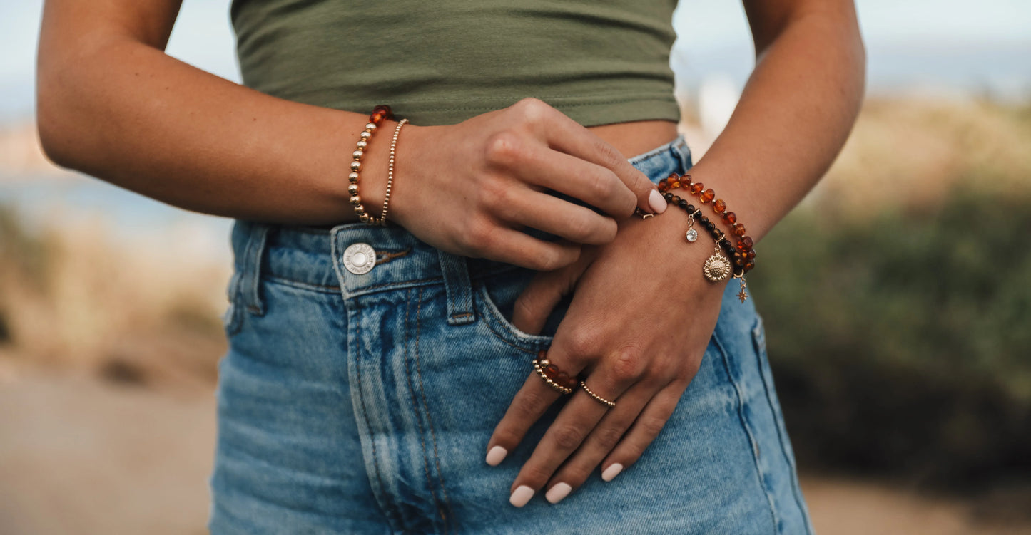 14K Gold Filled Charm - Sunshine - CanyonLeaf - Flyclothing LLC
