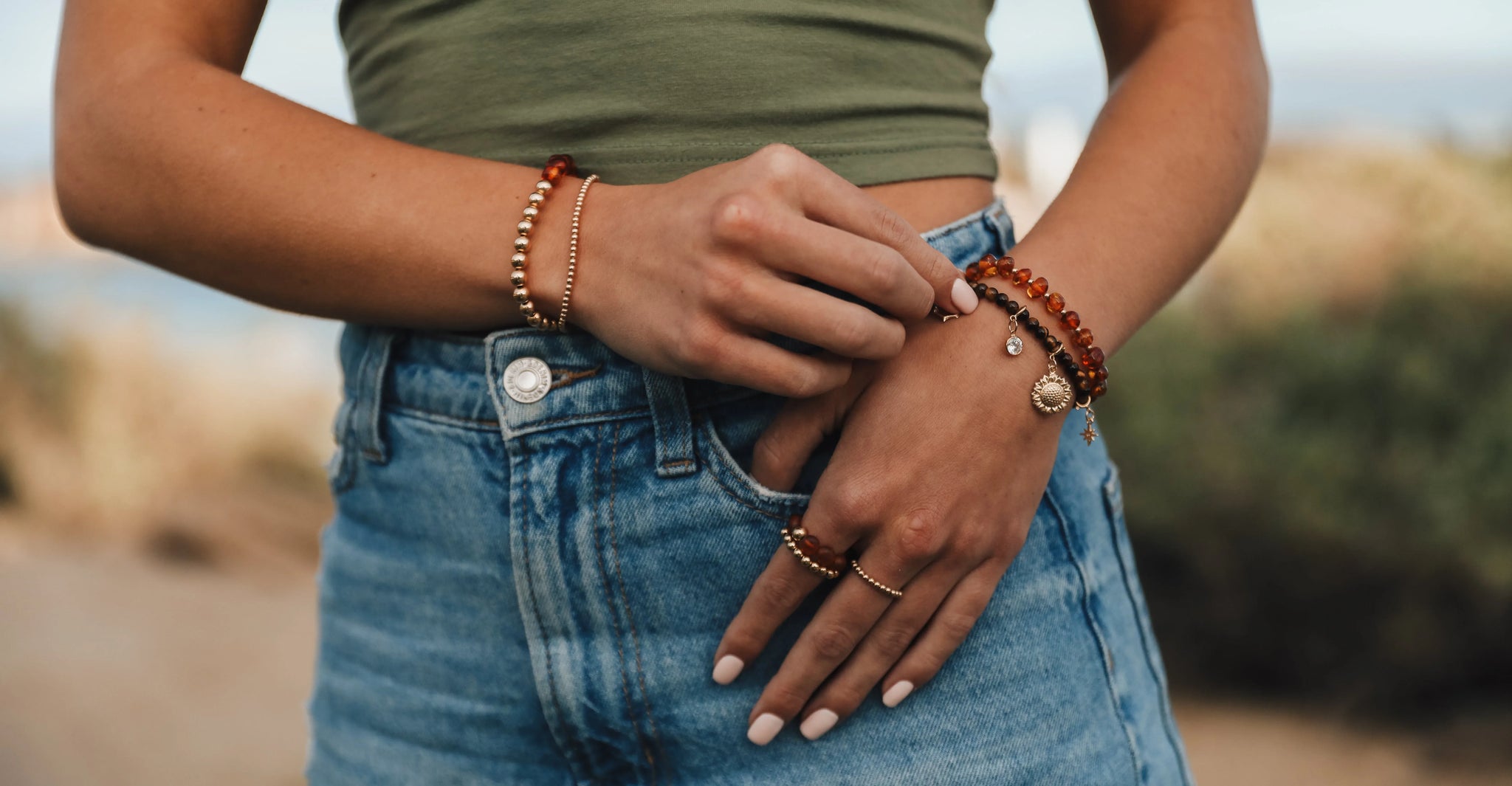 14K Gold Filled Charm - Sunshine - CanyonLeaf - Flyclothing LLC