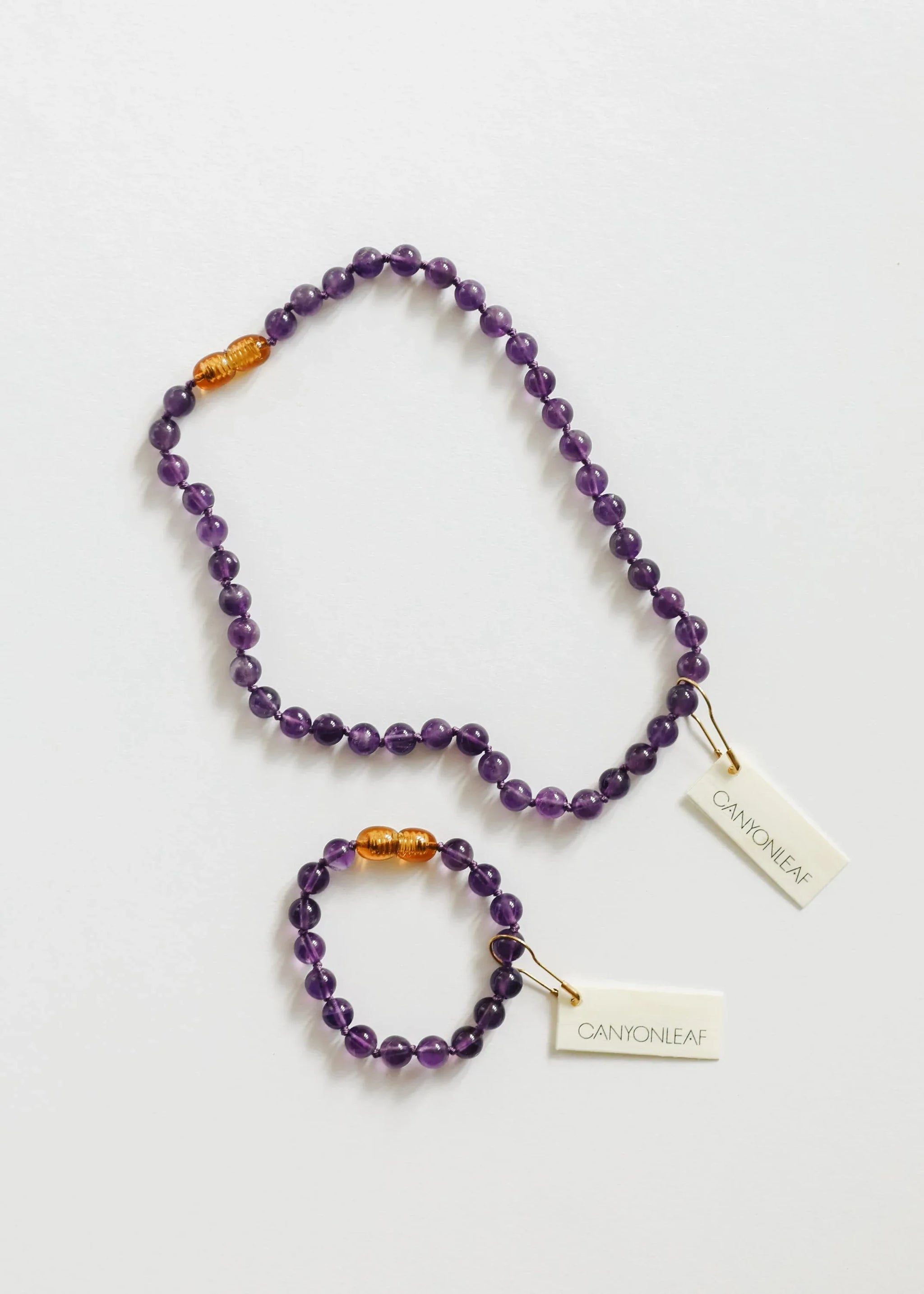 Pure Gemstone + Amethyst || Necklace - CanyonLeaf - Flyclothing LLC
