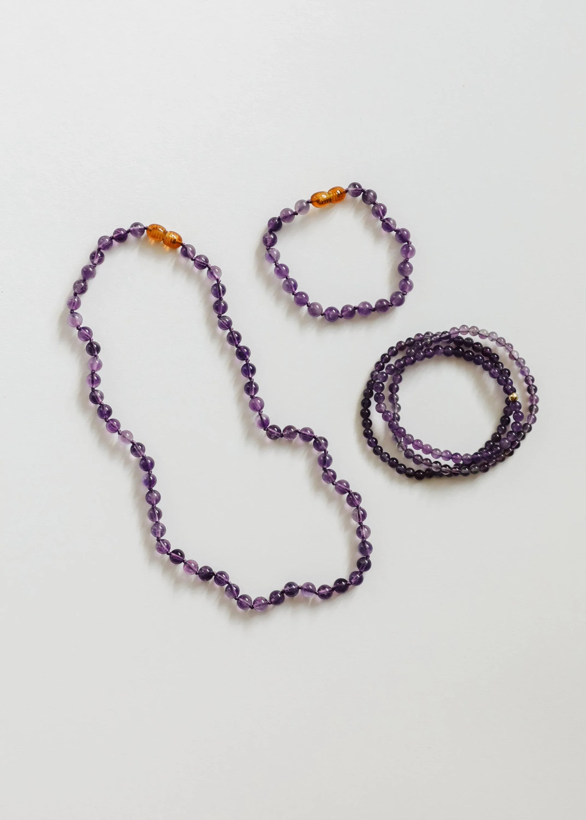 Pure Gemstone + Amethyst || Necklace - CanyonLeaf - Flyclothing LLC