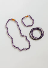 Pure Gemstone + Amethyst || Anklet or Bracelet - CanyonLeaf - Flyclothing LLC