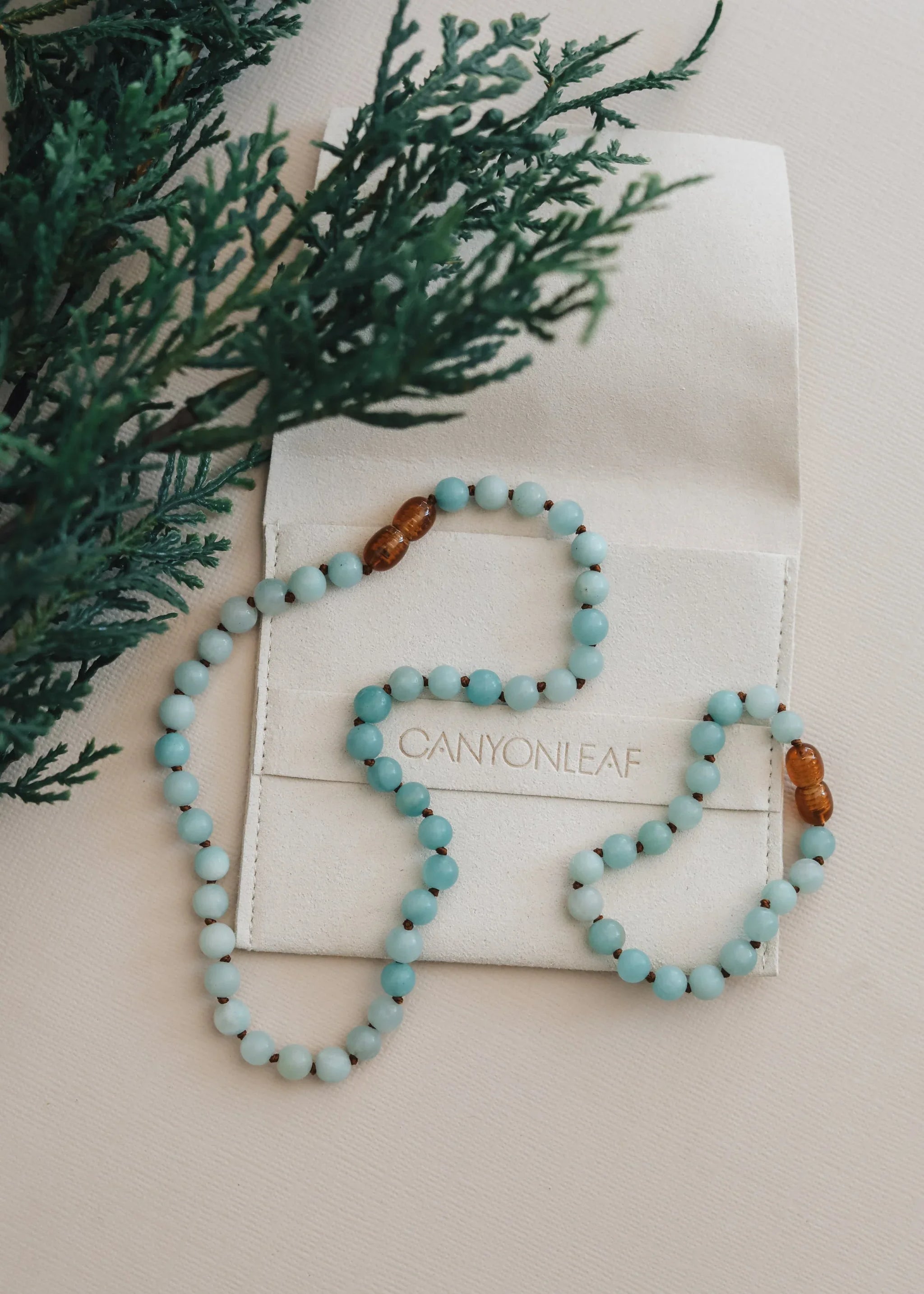Pure Gemstone + Amazonite || Anklet or Bracelet - CanyonLeaf - Flyclothing LLC