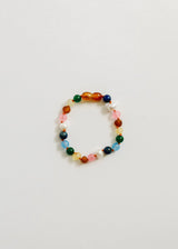 Raw Baltic Amber and Pearl Bracelet + Sweet Pink Gemstones - CanyonLeaf - Flyclothing LLC