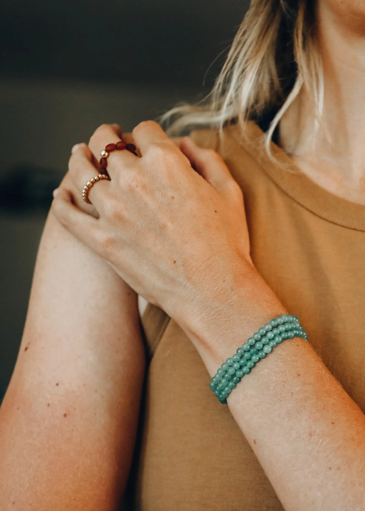 Polished Aventurine || Adult Bracelet - CanyonLeaf - Flyclothing LLC