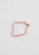 Natural Rose Quartz + 14k Gold Filled Toggle || Gemstone Bracelet - CanyonLeaf - Flyclothing LLC