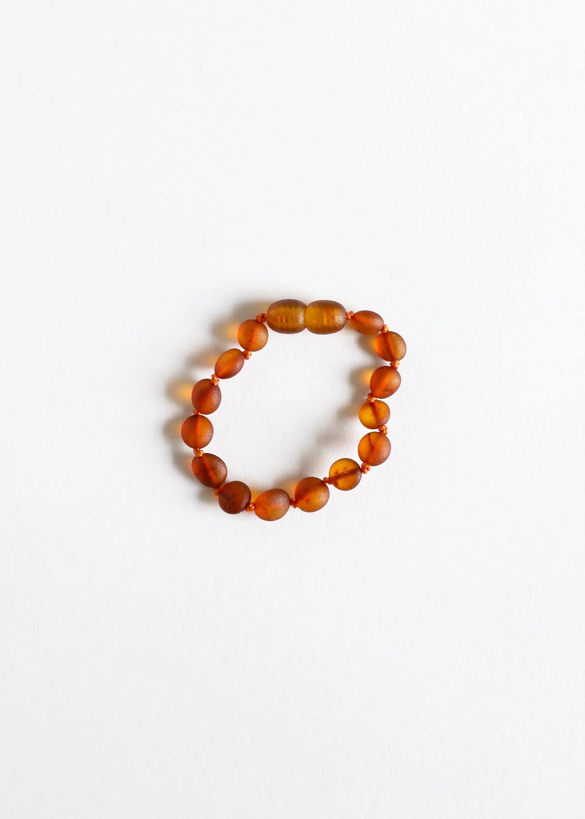 Raw Cognac Baltic Amber || Classic || Anklet or Bracelet - CanyonLeaf - Flyclothing LLC